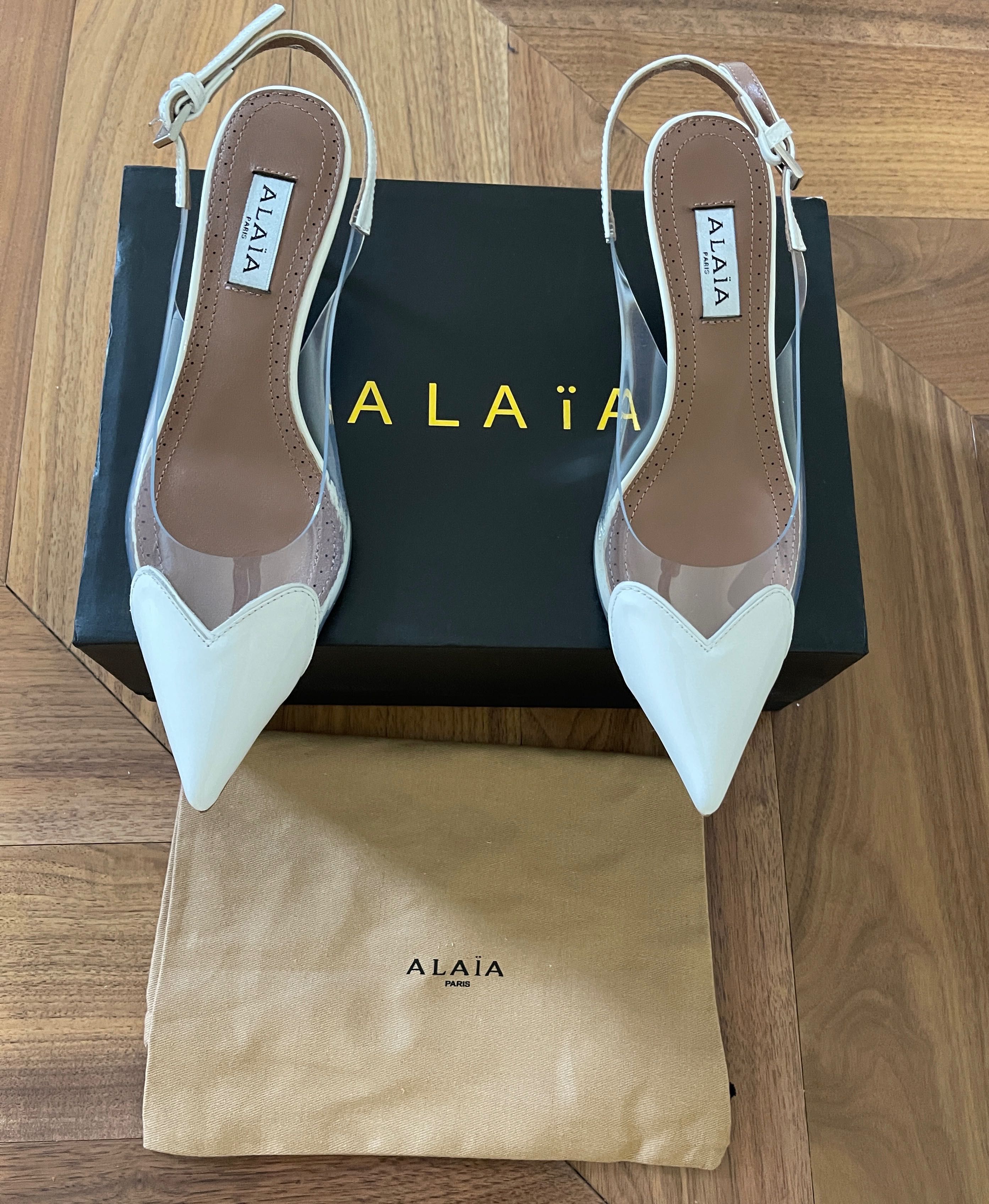 Alaia туфли с сердцем