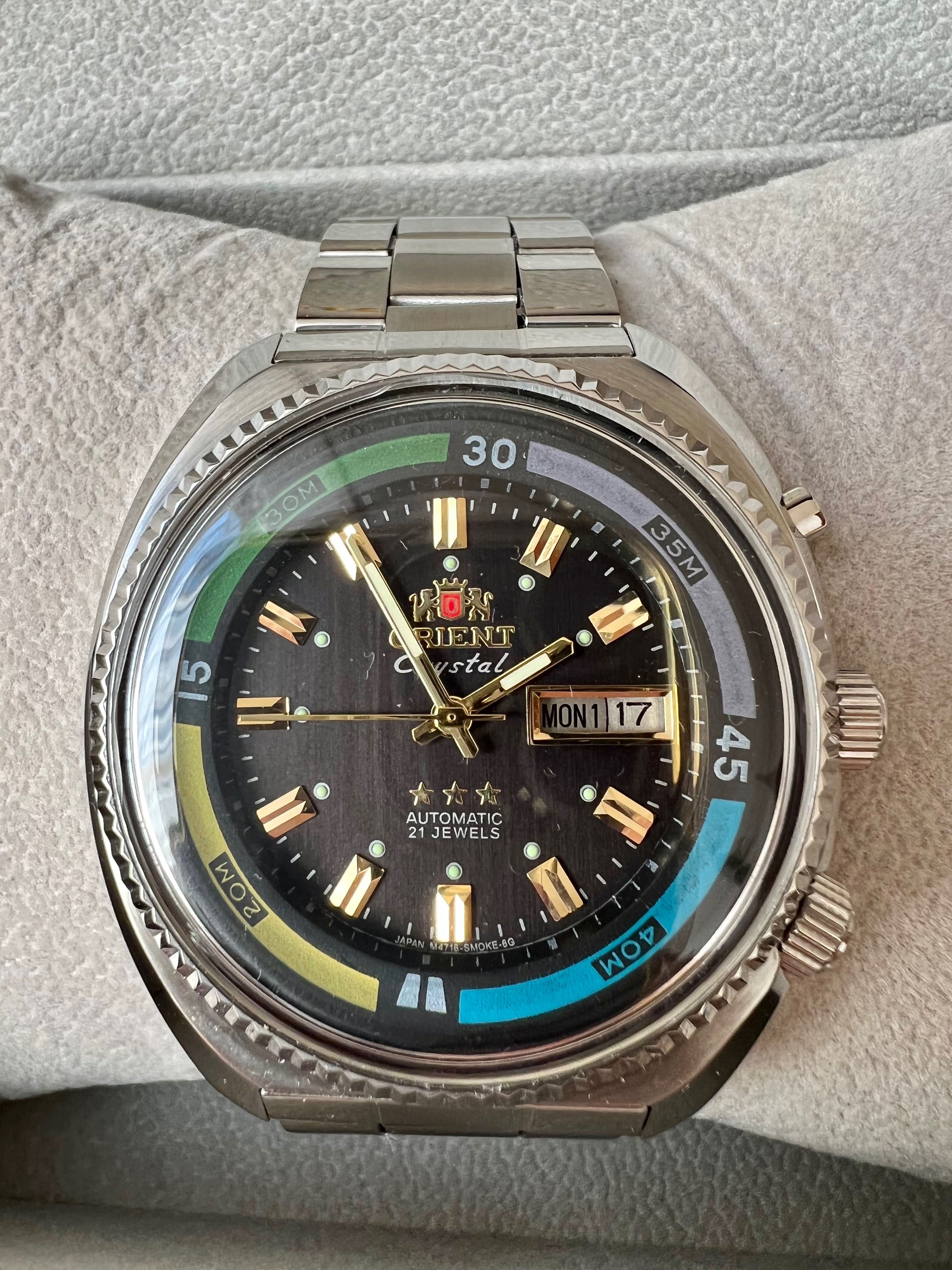 Часовник Orient automatic King Diver - black