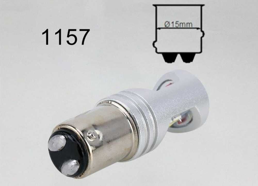 LED диодни крушки с двойна светлина - P21/5W, BA15D Canbus Error Free.
