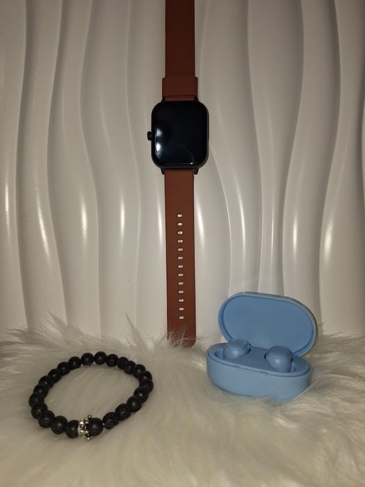 Смарт часовници подърък безжични слушалки и гривна