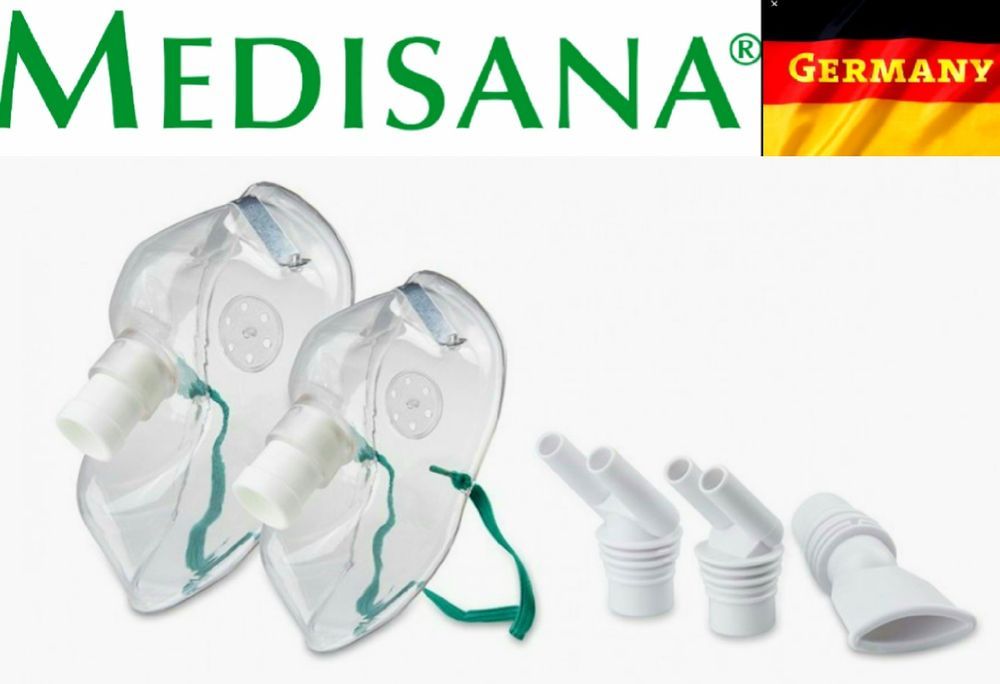 INHALATOR MEDISANA (Germania) cu 3 accesorii si furtun 2m NOU-150 Lei