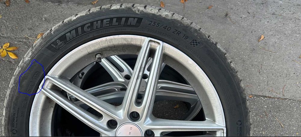 Mercedes S550 W221 2010 Джанти с гуми Michelin и Falken 255/40/19