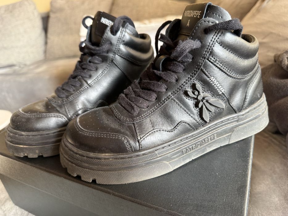 Кожени кецове Patrizia Pepe