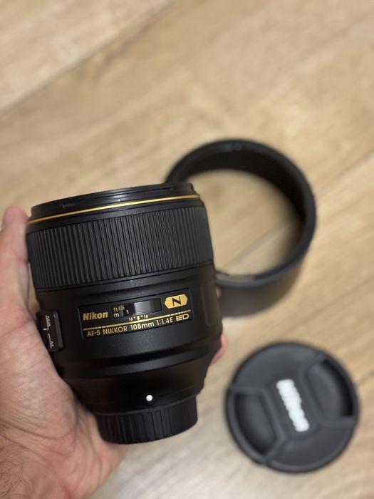Obiectiv Nikon 105 f1.4 E ca nou