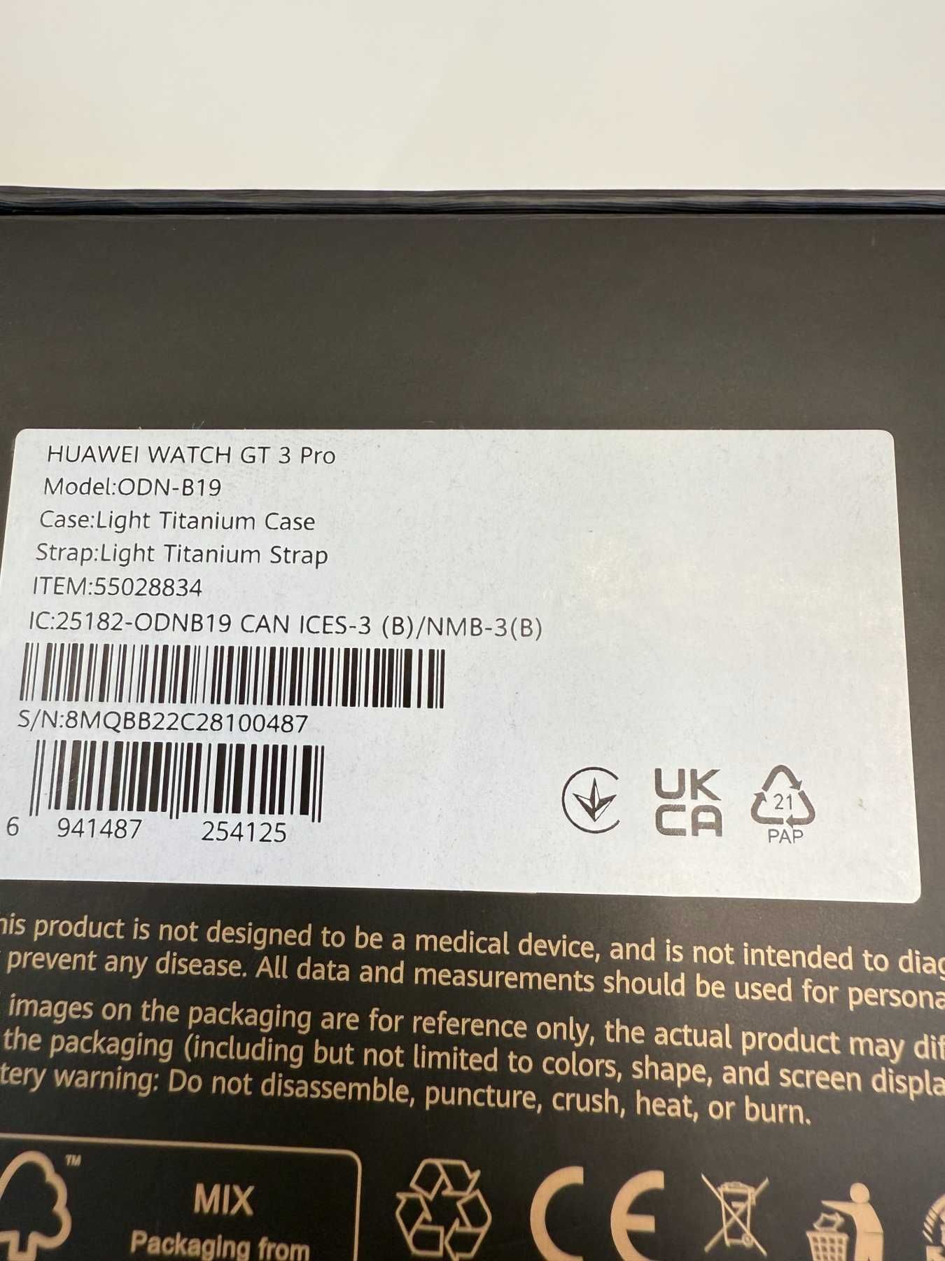 Huawei Watch GT 3 Pro 46mm с титаниев страп