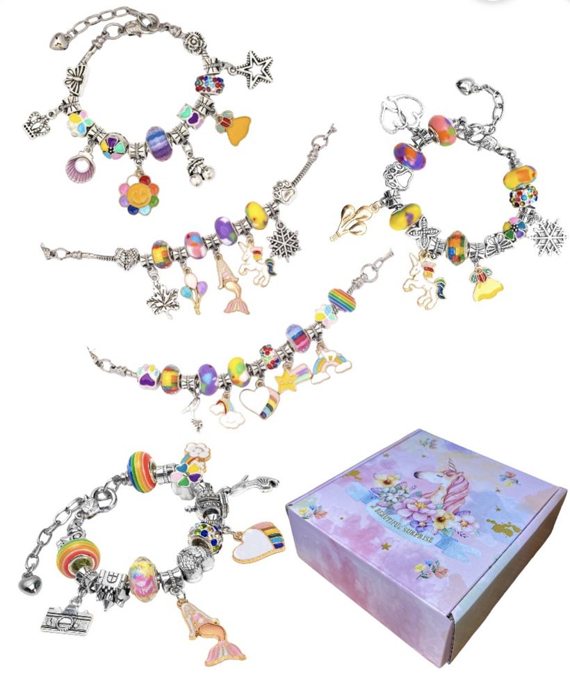 Набор для творчества, набор браслетов и украшений для девочки