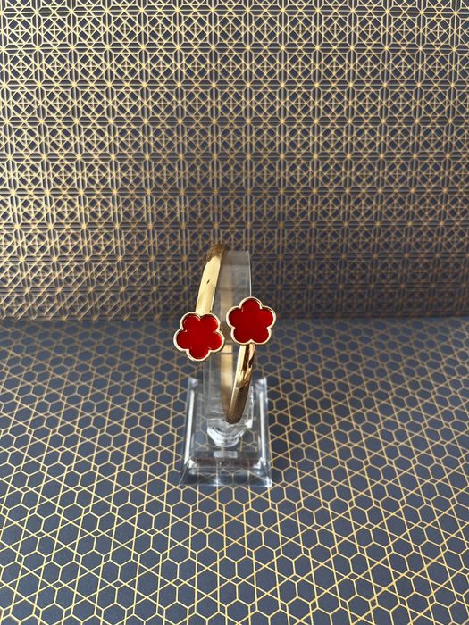 Set de bijuterii stil Van Cleef & Arpels, Rosu