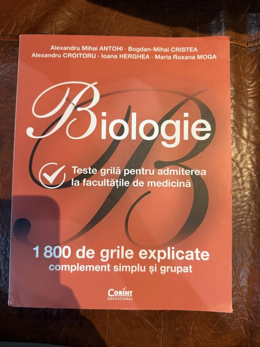 Manuale si culegeri teste admitere medicina