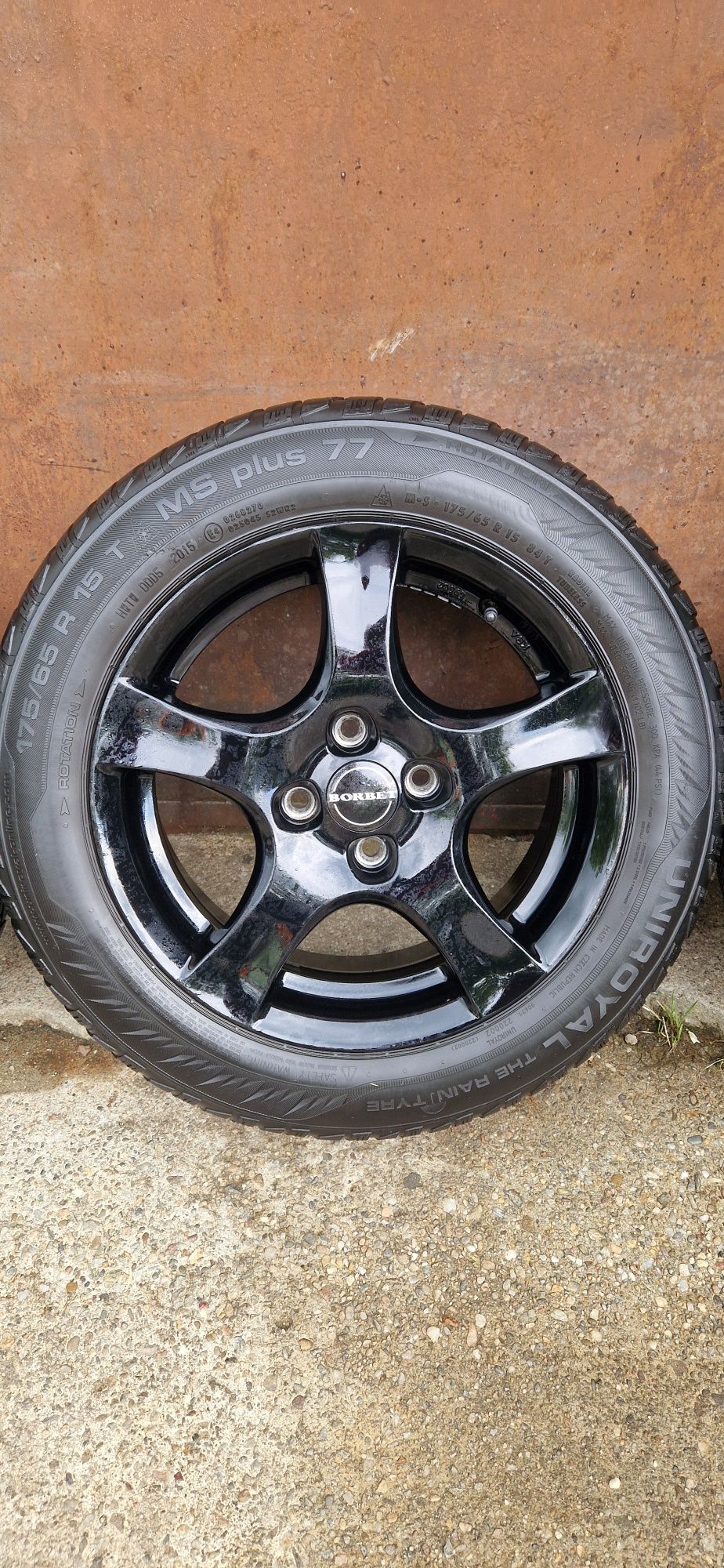 Jante aluminiu 4x100 R15  dacia ,renault , mini cooper