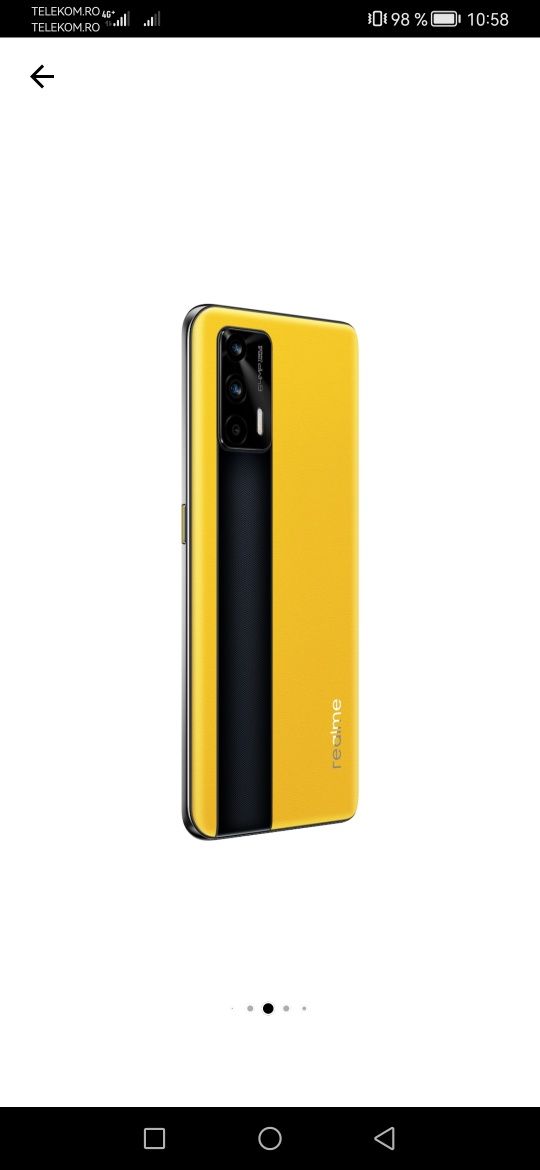 Telefon Mobil Realme GT, Dual Sim, 12GB RAM, 256GB,5G,Racing Yellow.