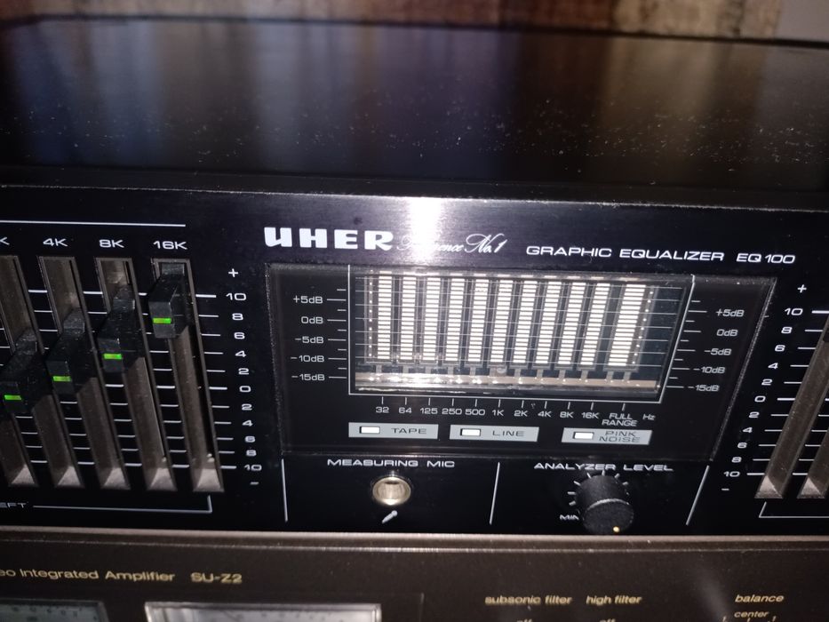 Egalizator/equalizer/procesor uher eq-100/yamaha/sony/kenwood/pioneer/