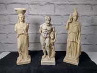 STATUETA rășină .zeițele Greciei Atena, Kapyatie și Hercule