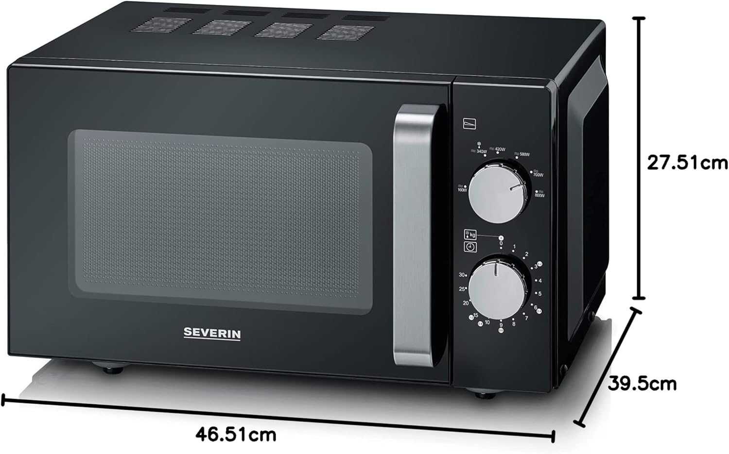 Керамична микровълнова печка Severin MW 7761 20L 800W