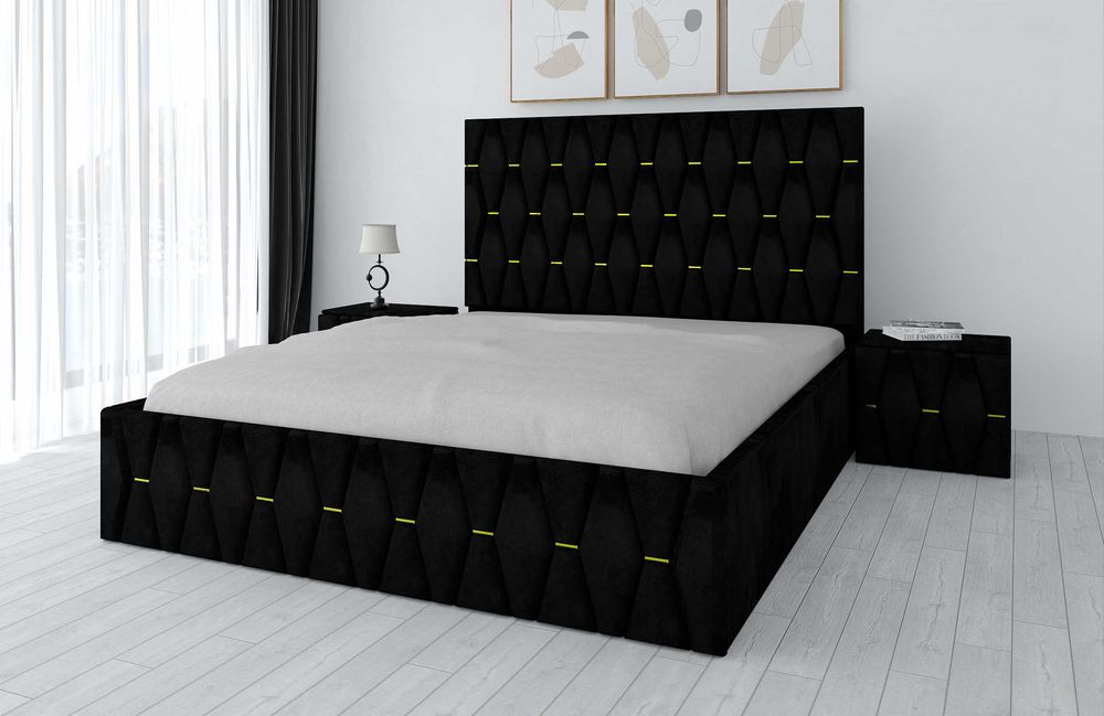 Paturi Dormitoare Tapitate Gri Maro Verde Alb Negru Turcoaz Bej K22