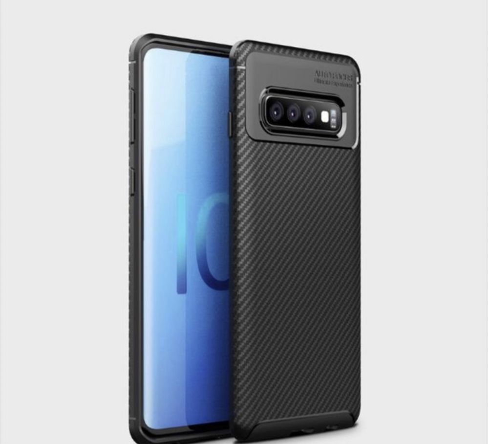 Husa Carbon AF Silicon TPU Model - Samsung S10E S10 Plus