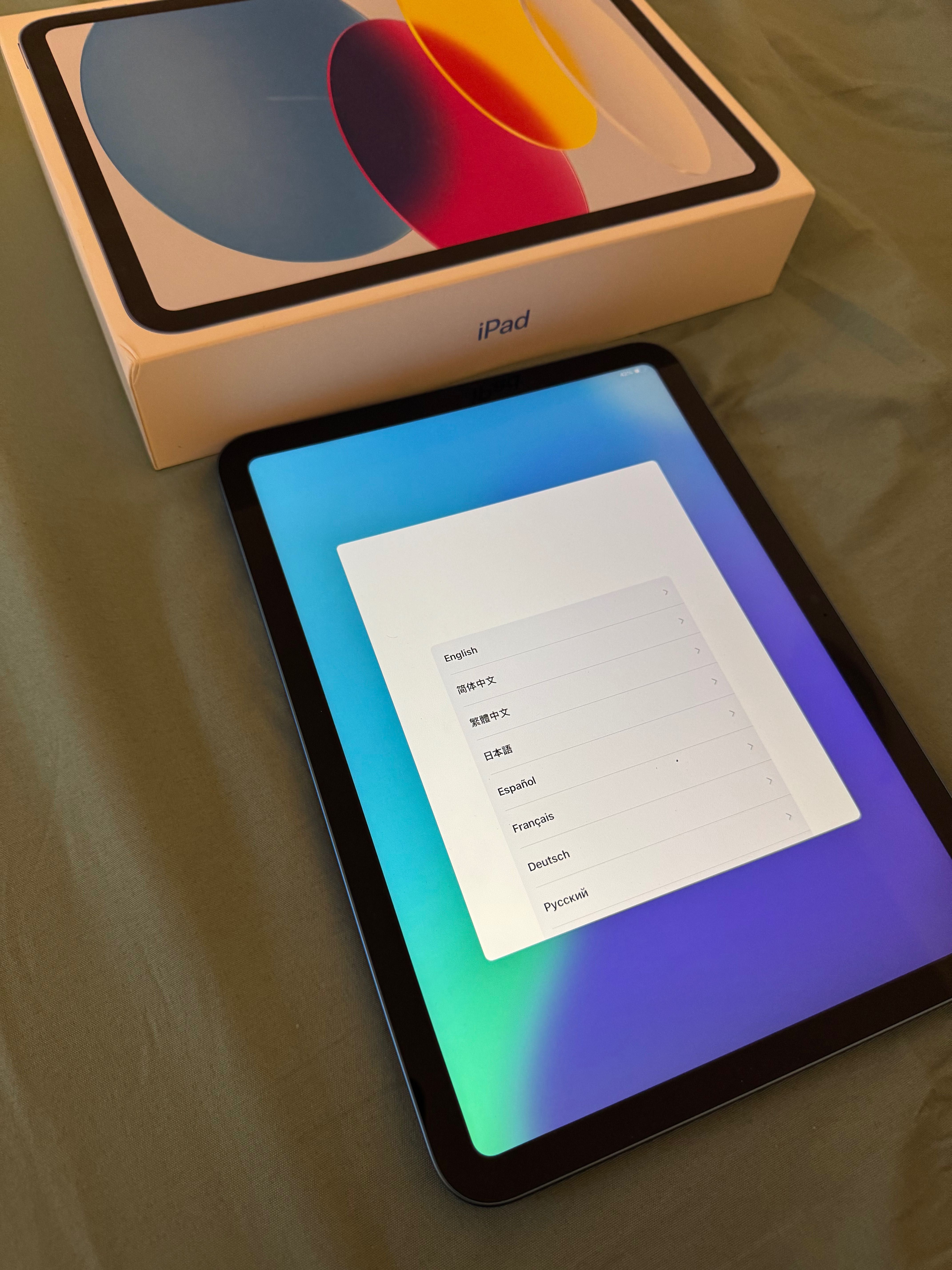 Apple iPad 10 (2022), 10.9", 256GB, Wifi, Blue
