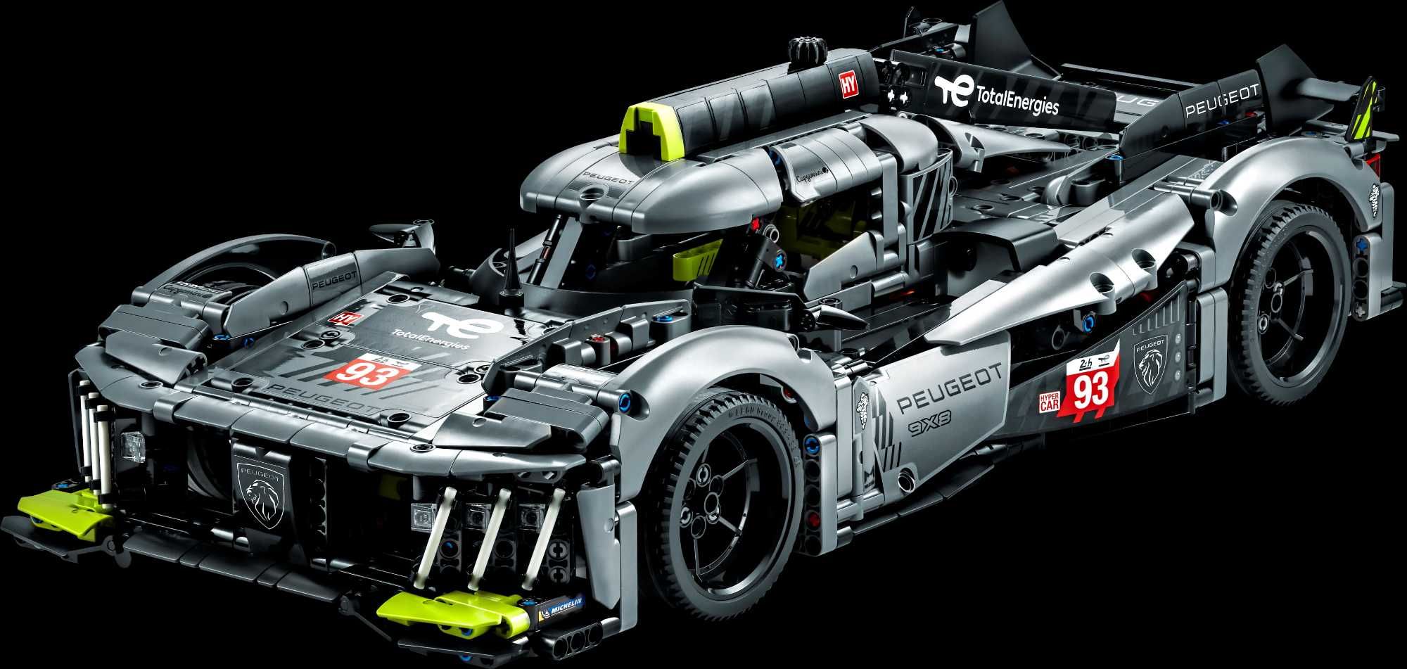 LEGO Technic PEUGEOT 9X8 24H Le Mans Hybrid Hypercar 1775 части