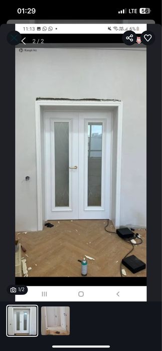 Установка межкомнатных дверей