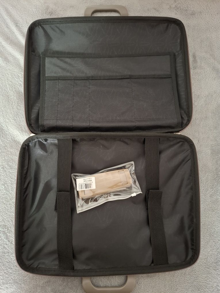 Geanta lux business laptop 17 in Maxi Bombata-Grej