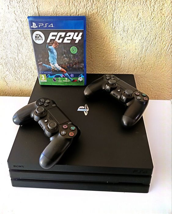 Ps4/Playstation 4 Pro 1TB HDD cu peste 20 jocuri+FC 24+2 Manete