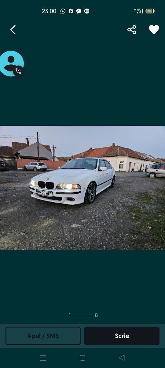 Vând orice piesa BMW E39 525D de 163 de cai