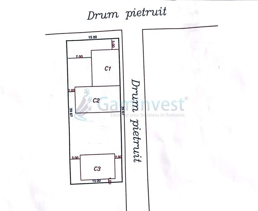 Teren 595 mp și 3 case semifinisate, Oradea, V4306A, Gaminvest