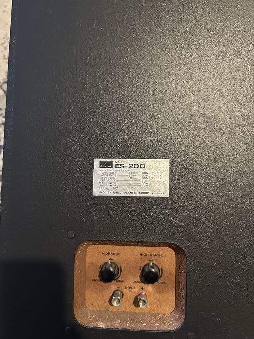 Boxe Sansui ES 200 reconditionate