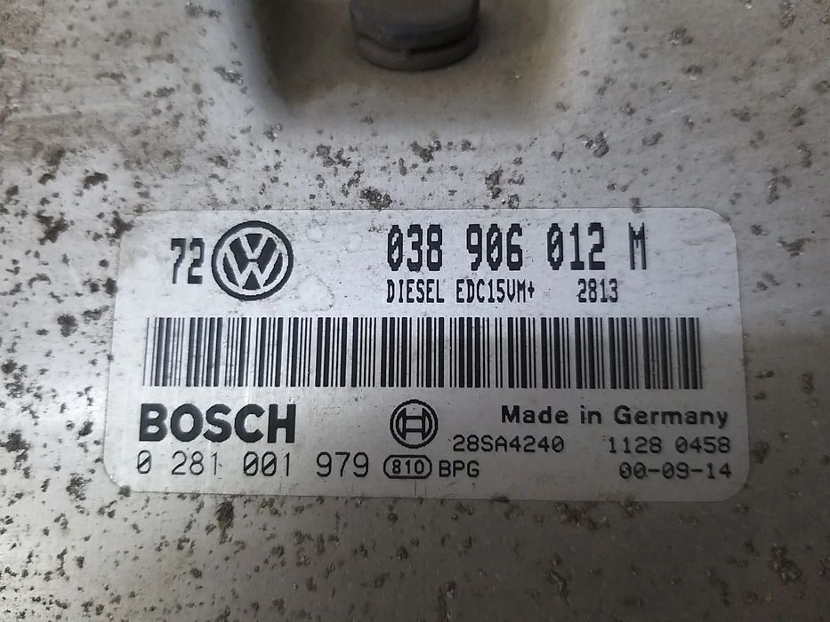 Ecu calculator motor 1.9 tdi vw golf 4 1j 038906012m 0281001979