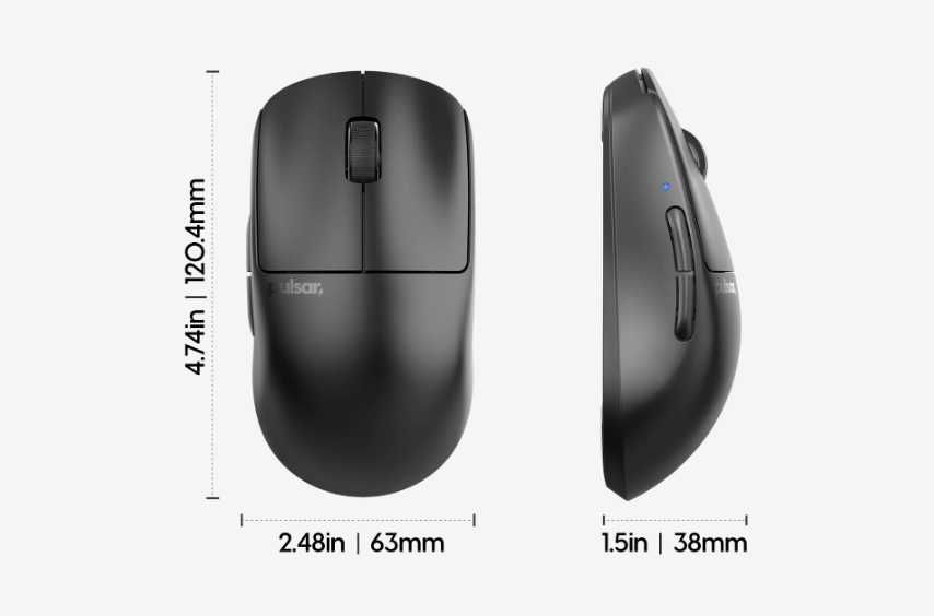 Геймърска мишка Pulsar X2v3 Size2