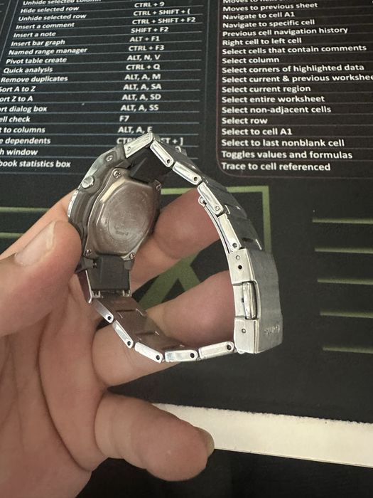 Ceas Casio G-ms original – inox, impecabil