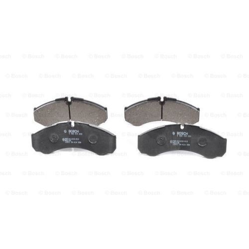 Set placute frana punte fata Iveco Daily III, 1999-2006, Renault Mascott, 2005-2013, Bosch 0986424833