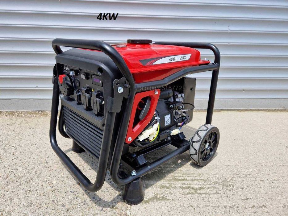 Инверторен Генератор за ток 4 KW - Монофазен  - Генератори за ток 4KW