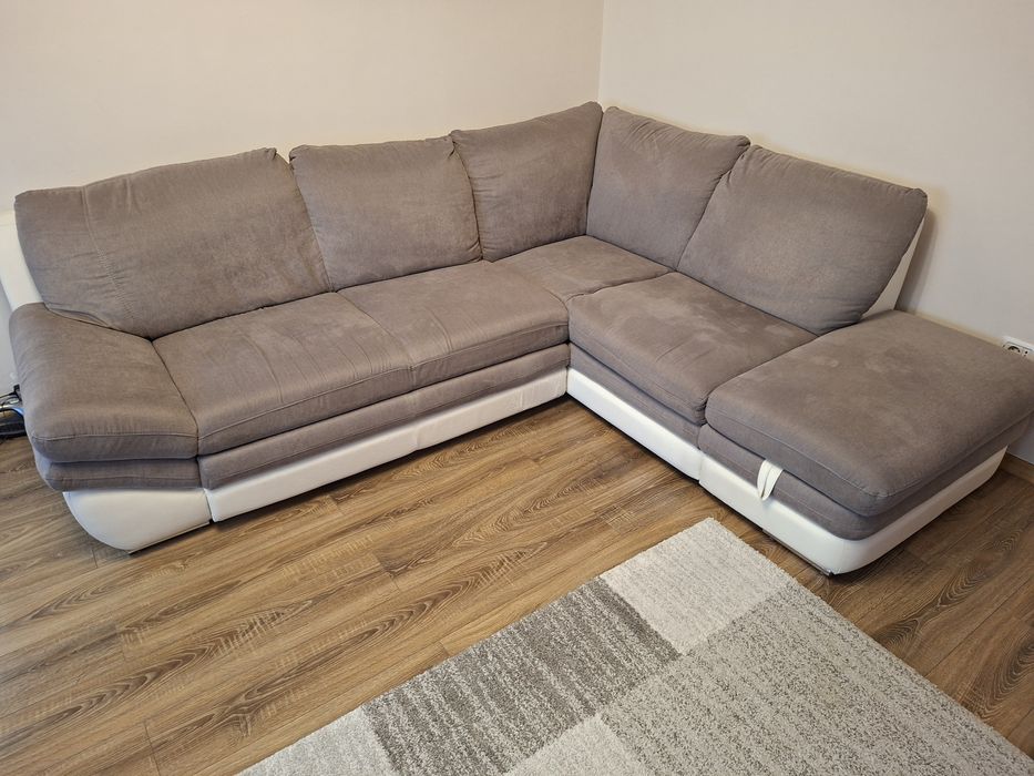 Coltar extensibil 260x225x88cm cu depozitare