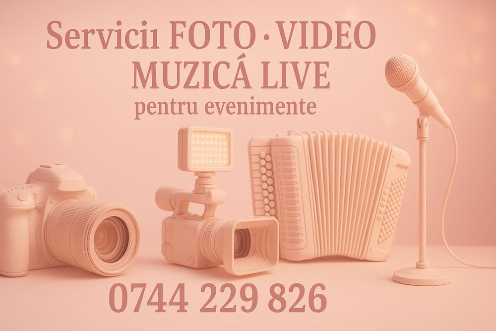 Formatie nunta/Traditii dimineata/Dj evenimente/Foto-Video