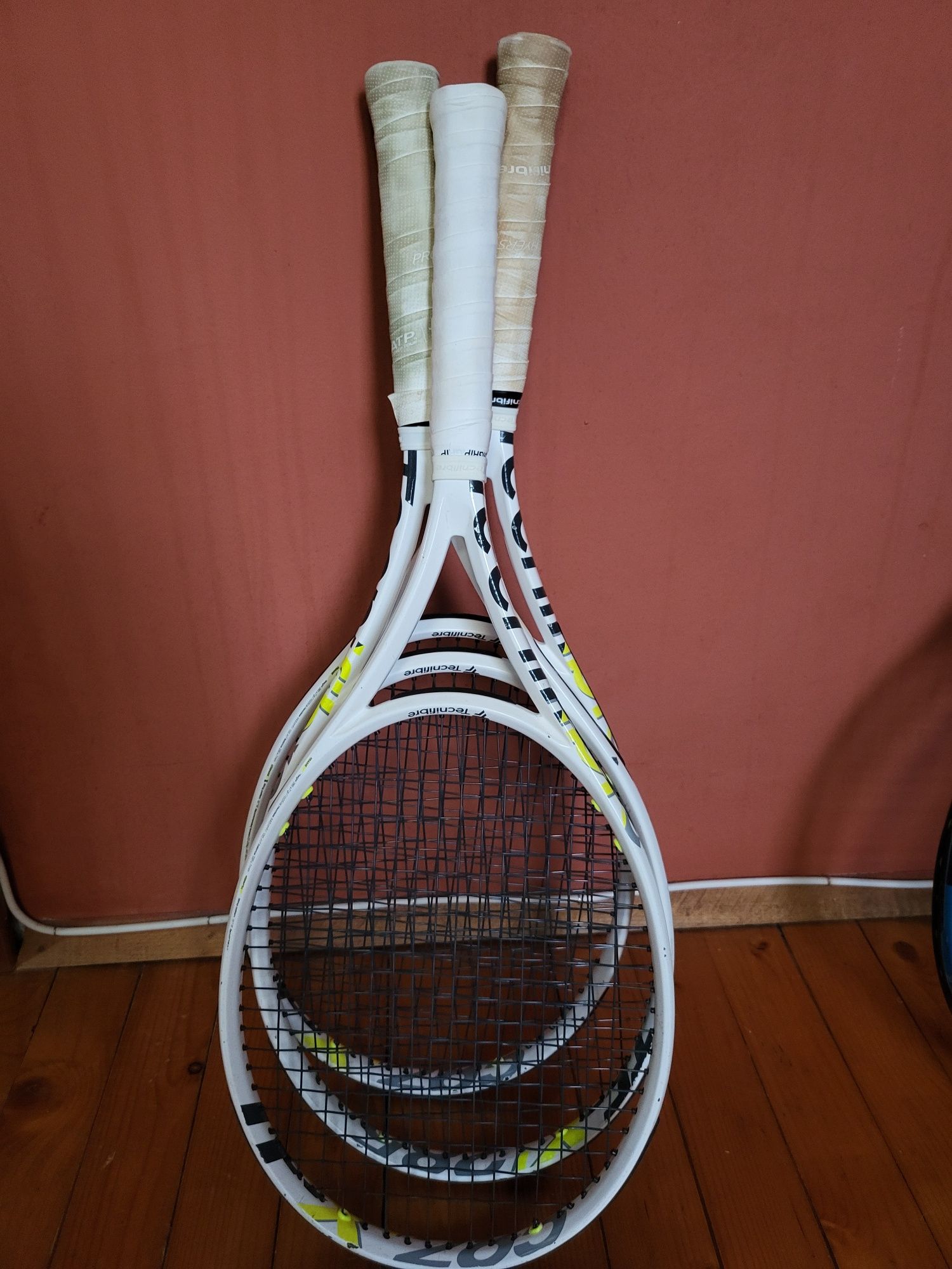 3 бр. Ракети за тенис Tecnifibre TX F1 285 с подарък сак и термо бег