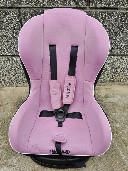 Детско столче за кола Chipolino Verso + розов