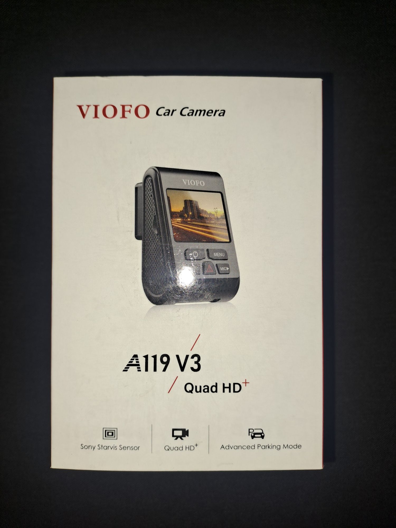 Camera de bord VIOFO A119 V3 dashcam Black cu garantie