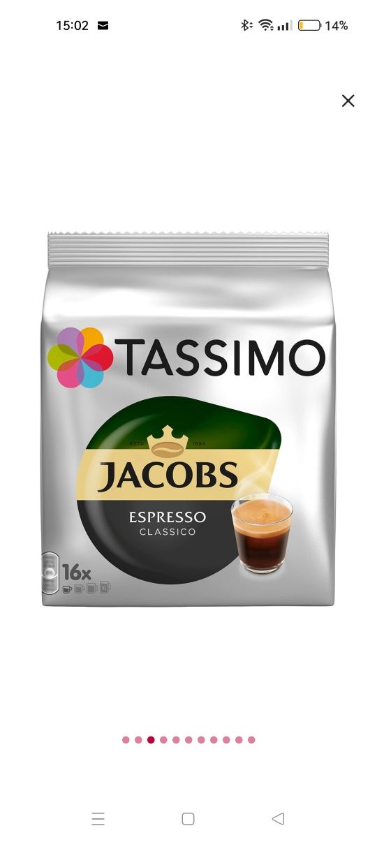 Vând espressor capsule Bosch Tassimo