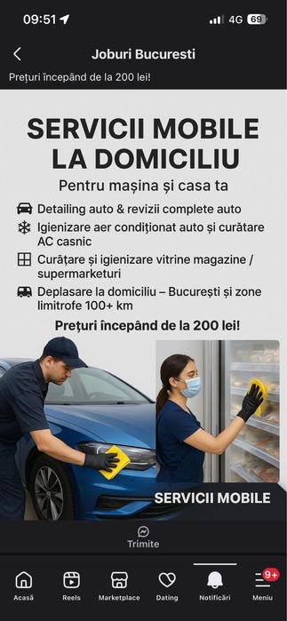 Servicii mobile la domiciliu