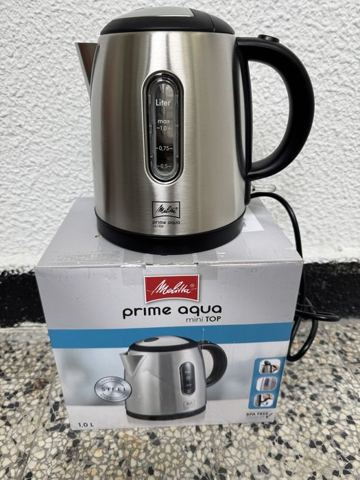 Електрическа Кана Melitta Prime Aqua Mini Top 1018-03, 2200W, 360°!