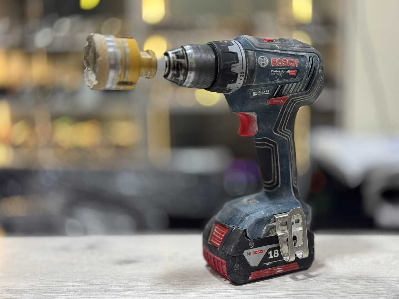 Винтоверт BOSCH GSR 18V-55 с батерия / без зарядно