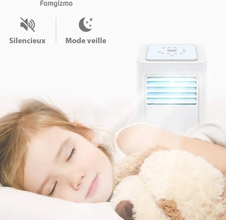 3 в 1 мобилен климатик 7000 BTU - Охлаждане, Обезвлажняване, Вентилаци