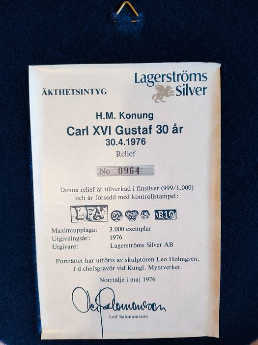 Decorațiuni interioare din Ag . 999/1000 (240grame), ediție limi