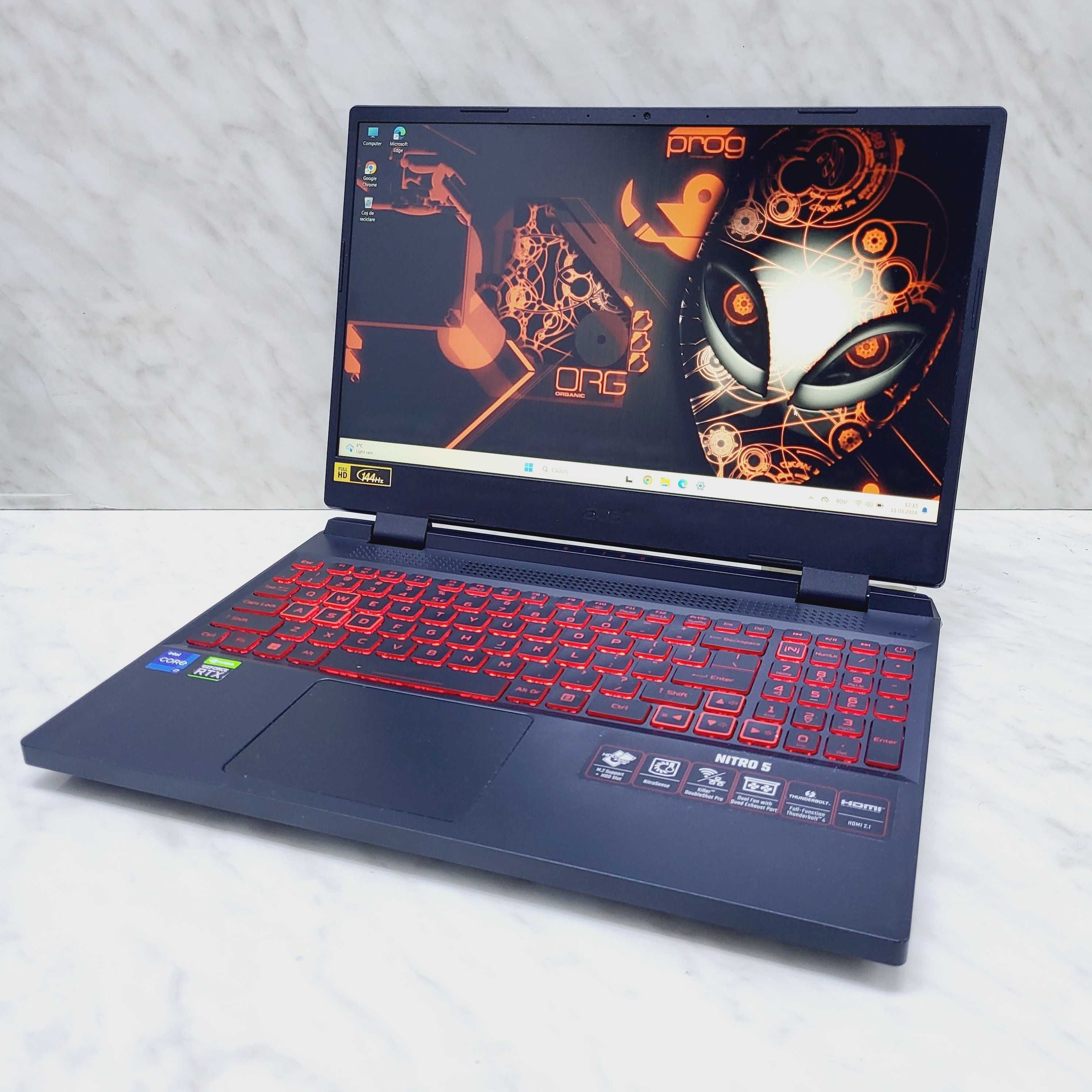 Laptop Gaming ACER Nitro 5 i7-12700H 16gb ssd500 RTX 3050 Ti 4GB