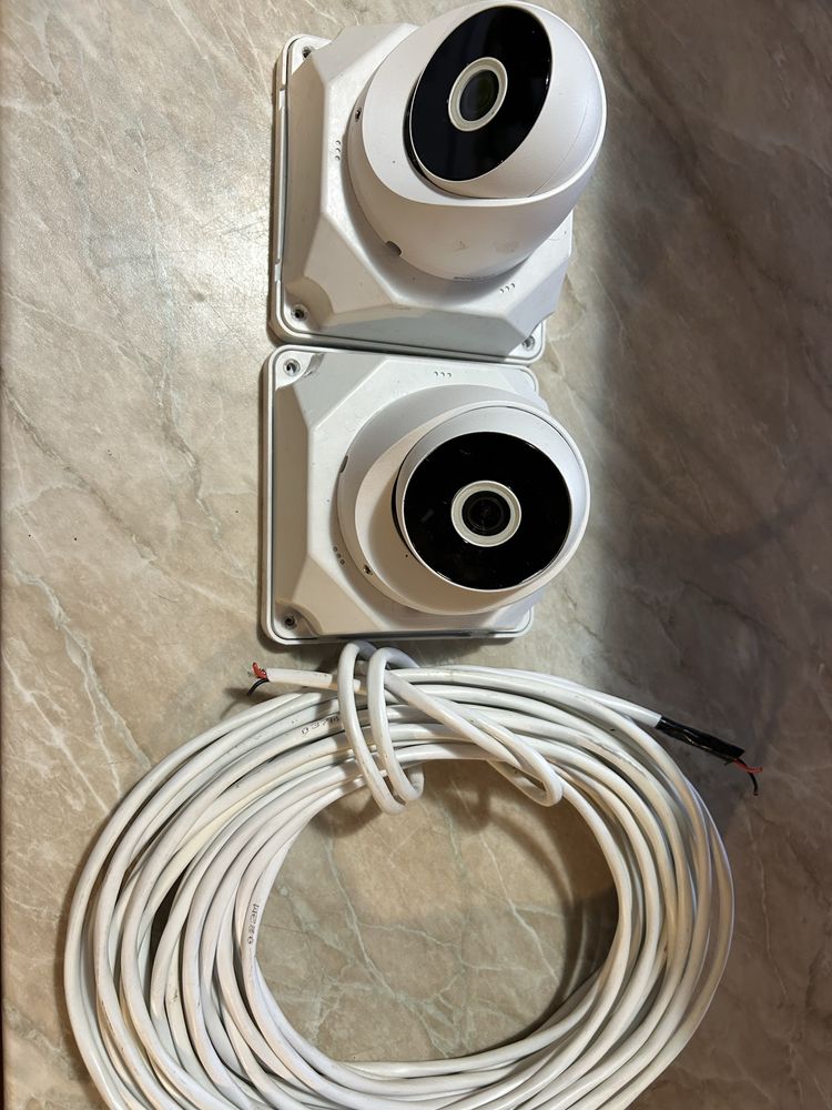 2 броя HDCVI камера Dahua HAC-T2A21-0280B, куполна камера, 2MPix