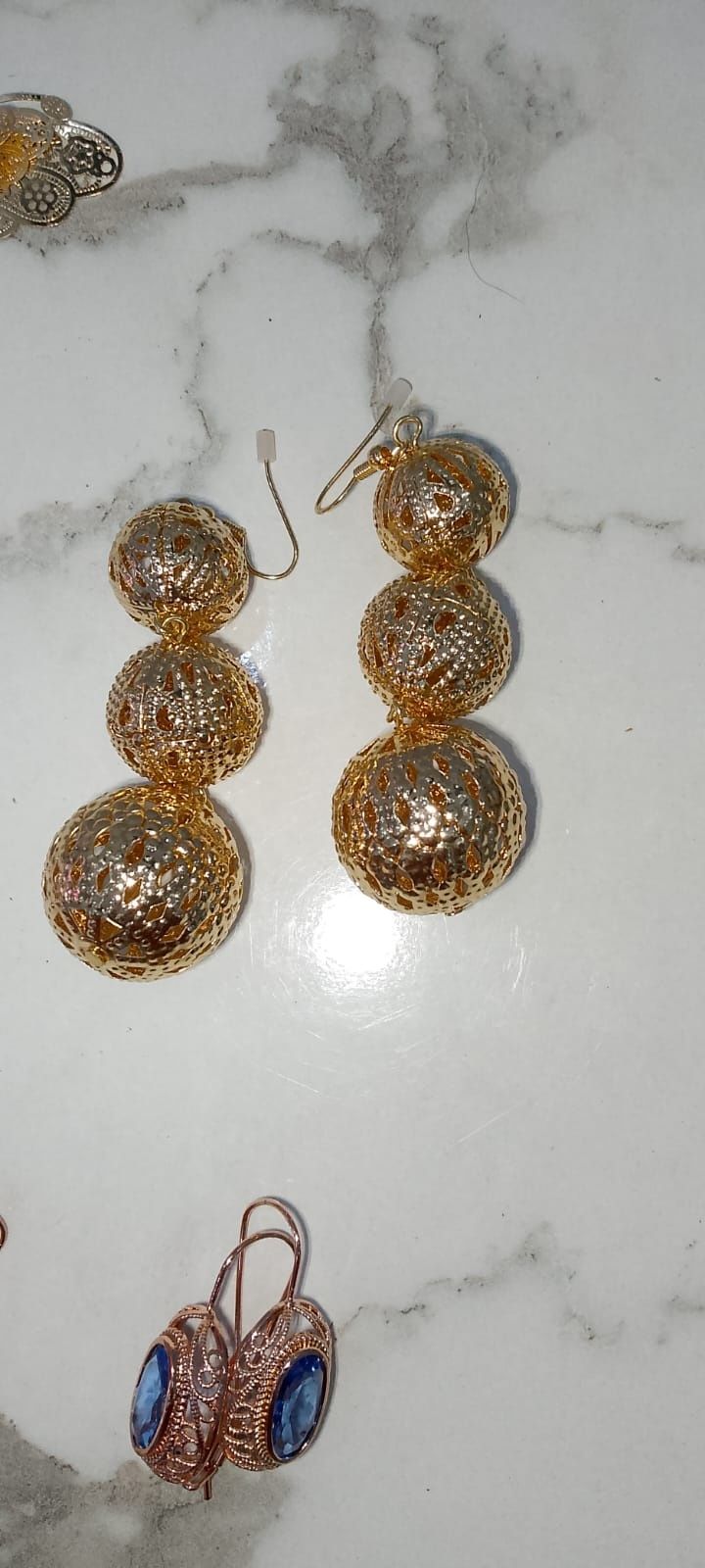 Vand bijuterie placate cu aur de 14k