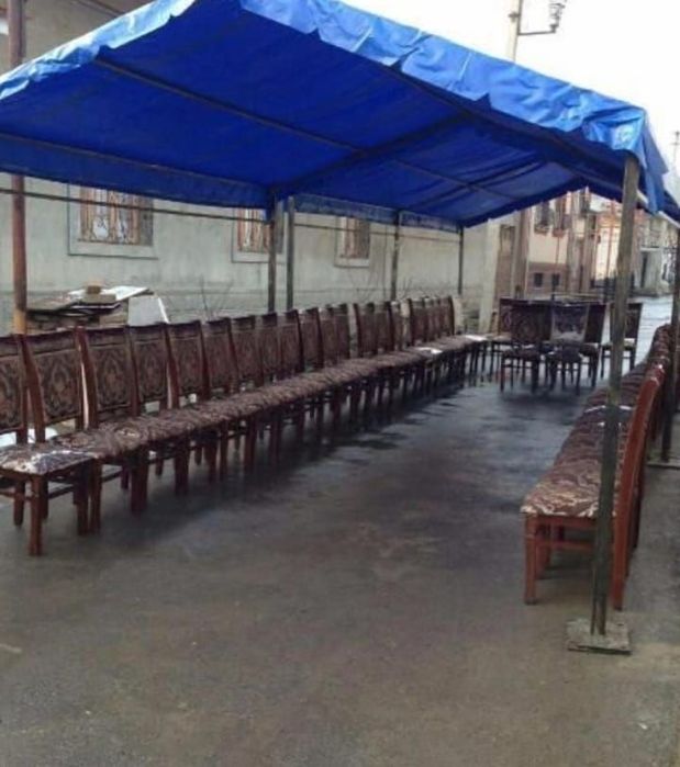 Prokat Stul Naves Zontik Shirma Agrajdeniya Prakatga beramiz dastavka