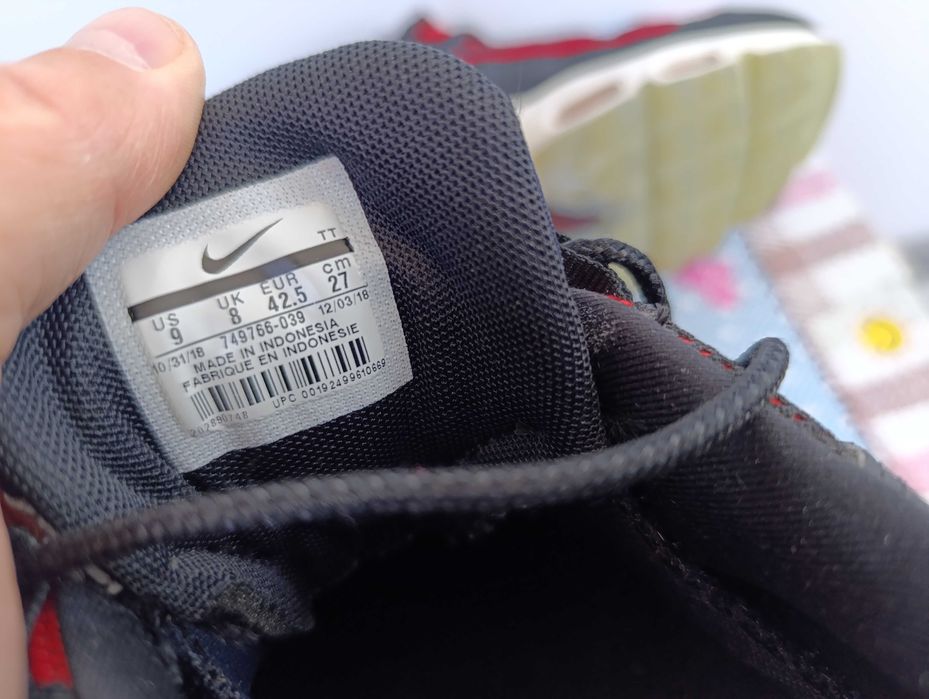 Nike Air Max 95 Essential Red Black Bred''оригинални мъжки 42.5 номер