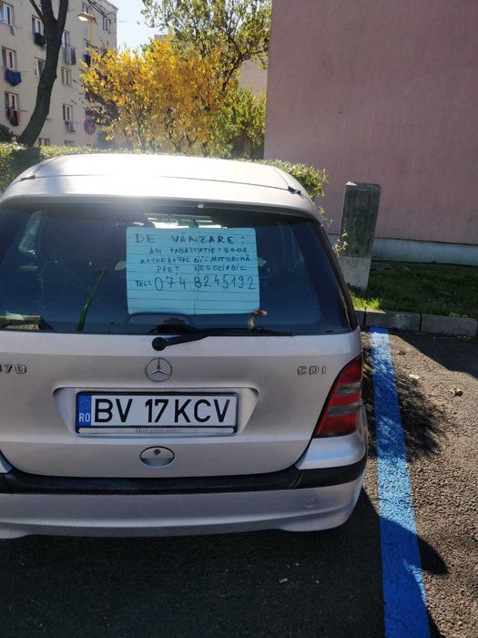 Vand Mercedes A170 CDI 2021