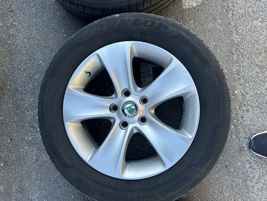 Roti : anvelope + jante aliaj R16 Skoda